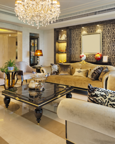 Modern luxury living room interior